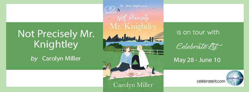 لمسة عصرية على رواية أوستن الكلاسيكية... ليس بالضبط السيد نايتلي بقلم كارولين ميلر (مراجعة و#هبة) #NotPreciselyMrKnightley #TheSilverTeapot #CarolynMiller #newbooks #bookx #romancebooks #BarbourFiction #cleanreads #christianromance @Celebrate_Lit